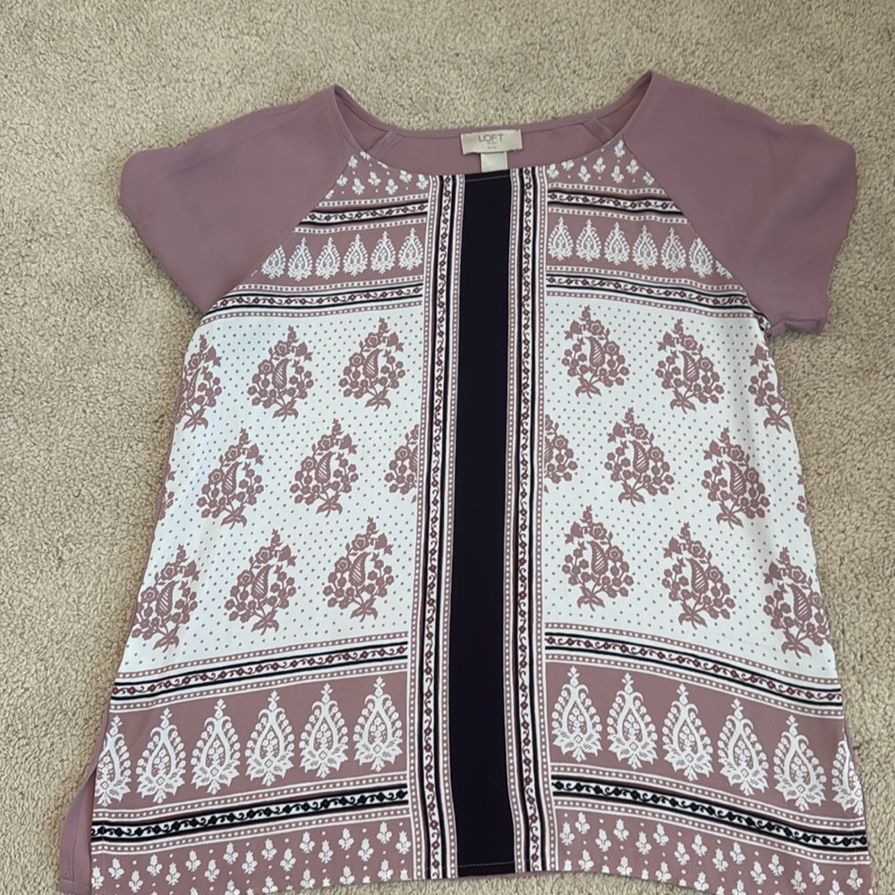 Loft pink blouse